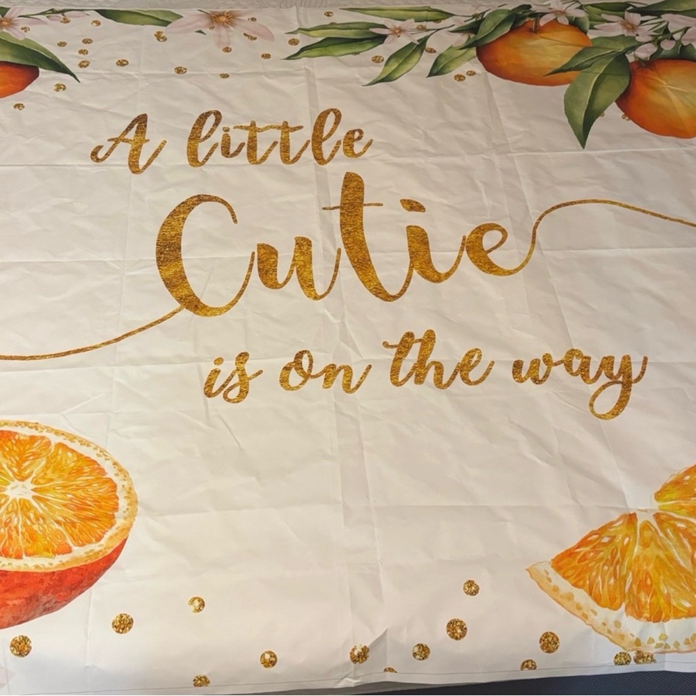 A Little Cutie Is On The Way Baby Shower Decorations